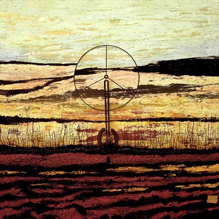 dave goldman mixed media painting